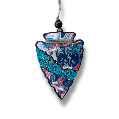 Western Arrowhead Freshie | Cowboy Up Arrowhead Freshie