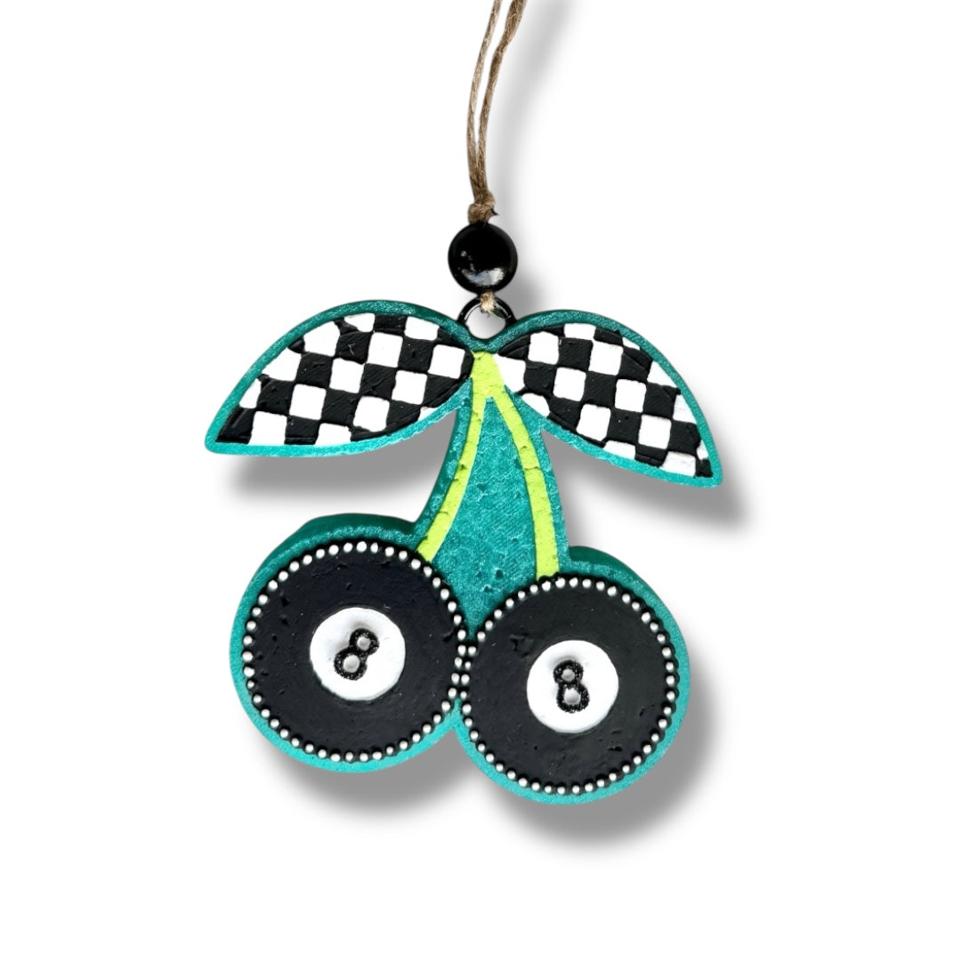 Punchy Western Freshies | Checkered Spade Freshie | Checkered Texas Freshie | Eight Ball Cherries Freshie