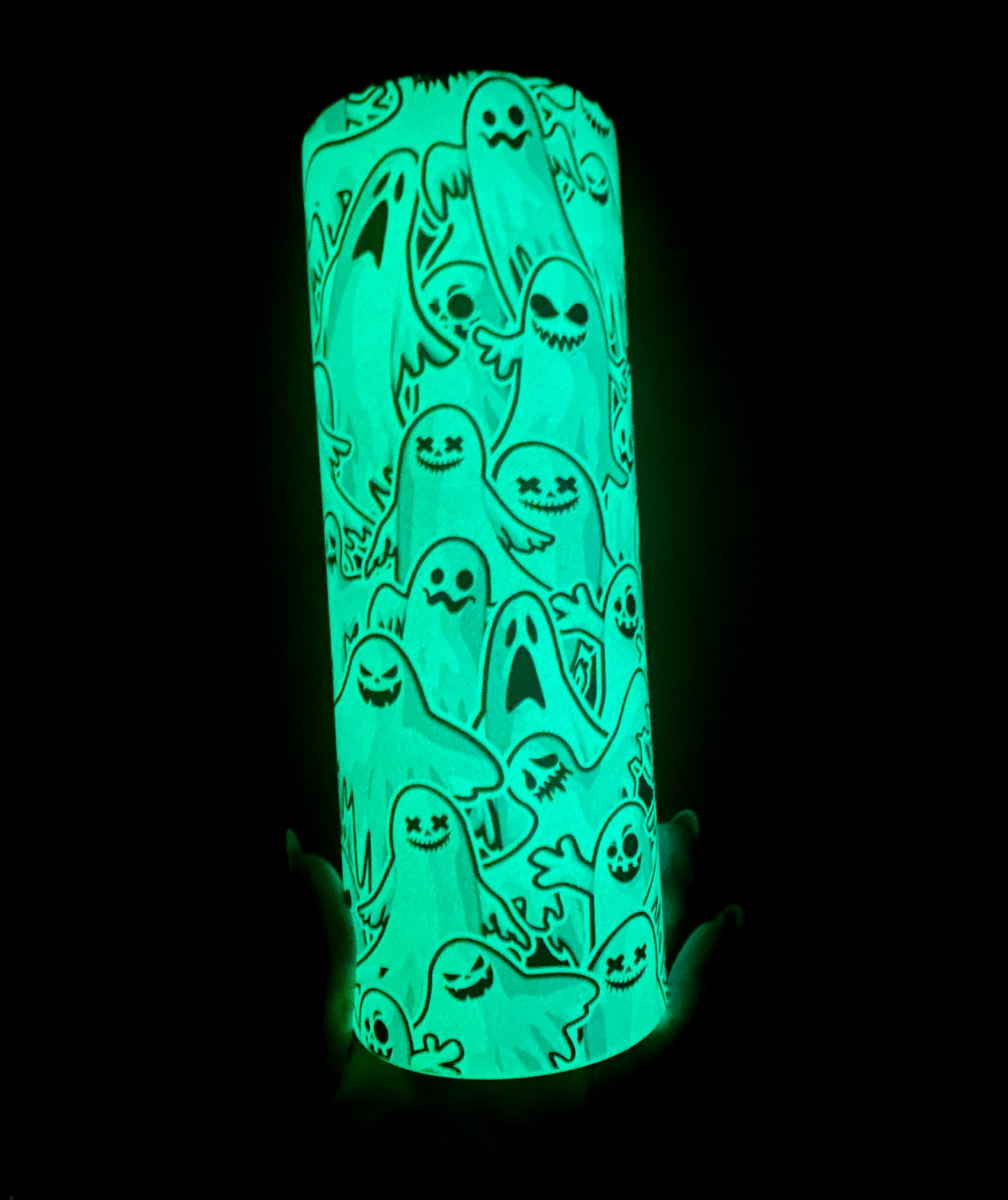 Glow In The Dark Ghosts Tumbler