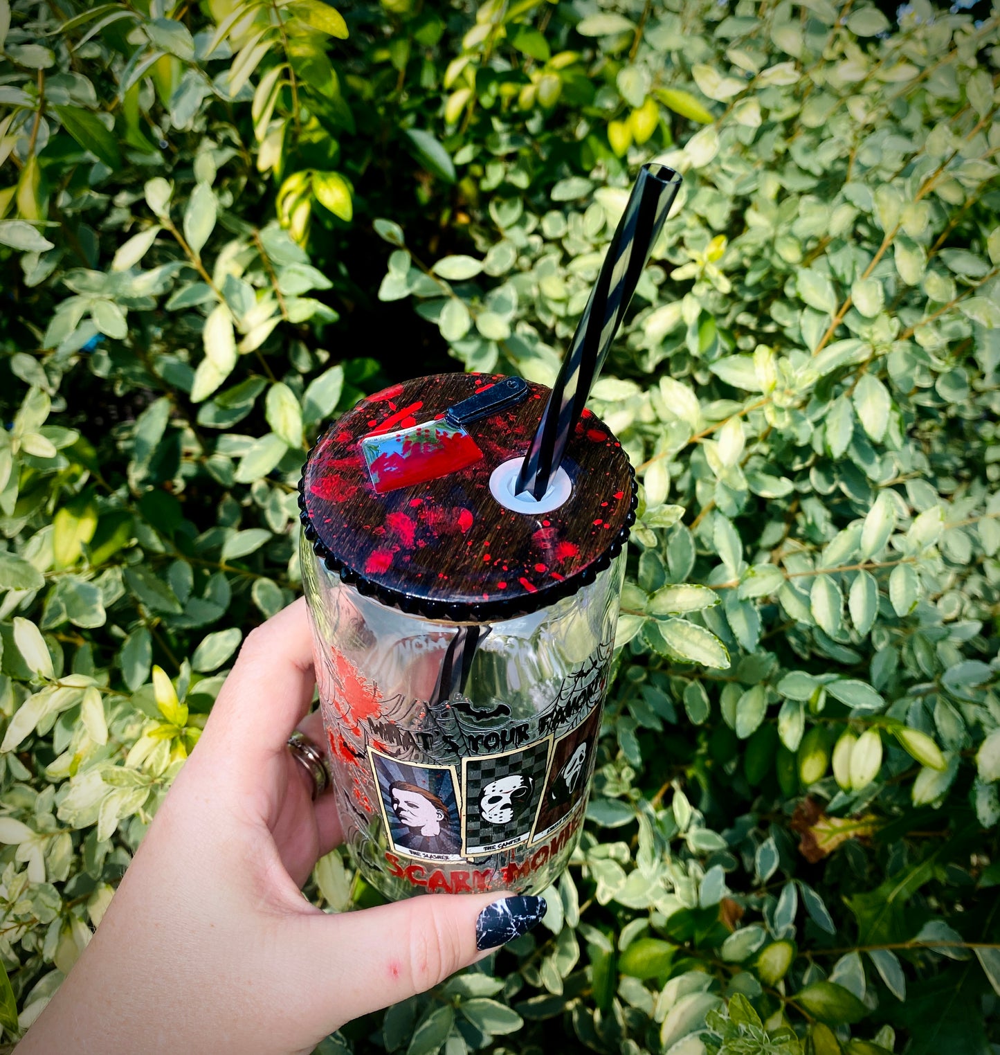 What’s Your Favorite Scary Movie? 16oz Acrylic Snowglobe Ca