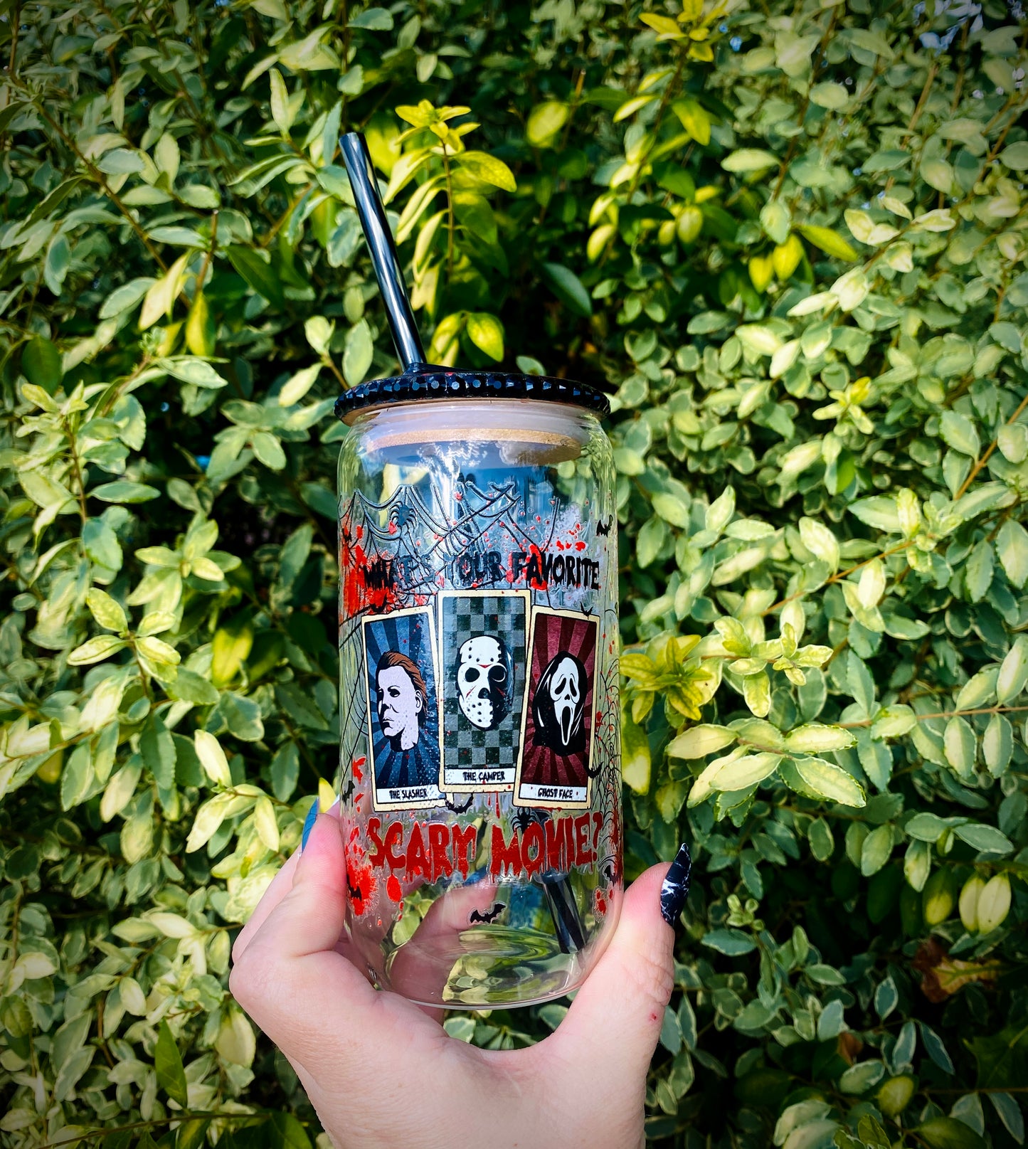 What’s Your Favorite Scary Movie? 16oz Acrylic Snowglobe Ca