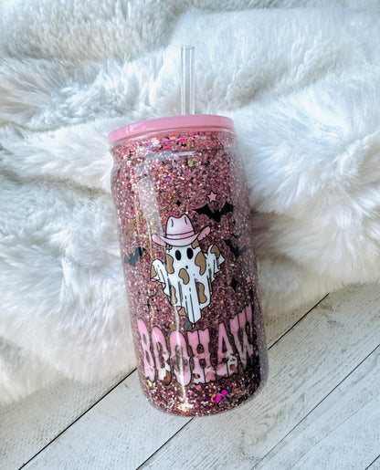 Boohaw 16oz Acrylic Snowglobe Glitter Can