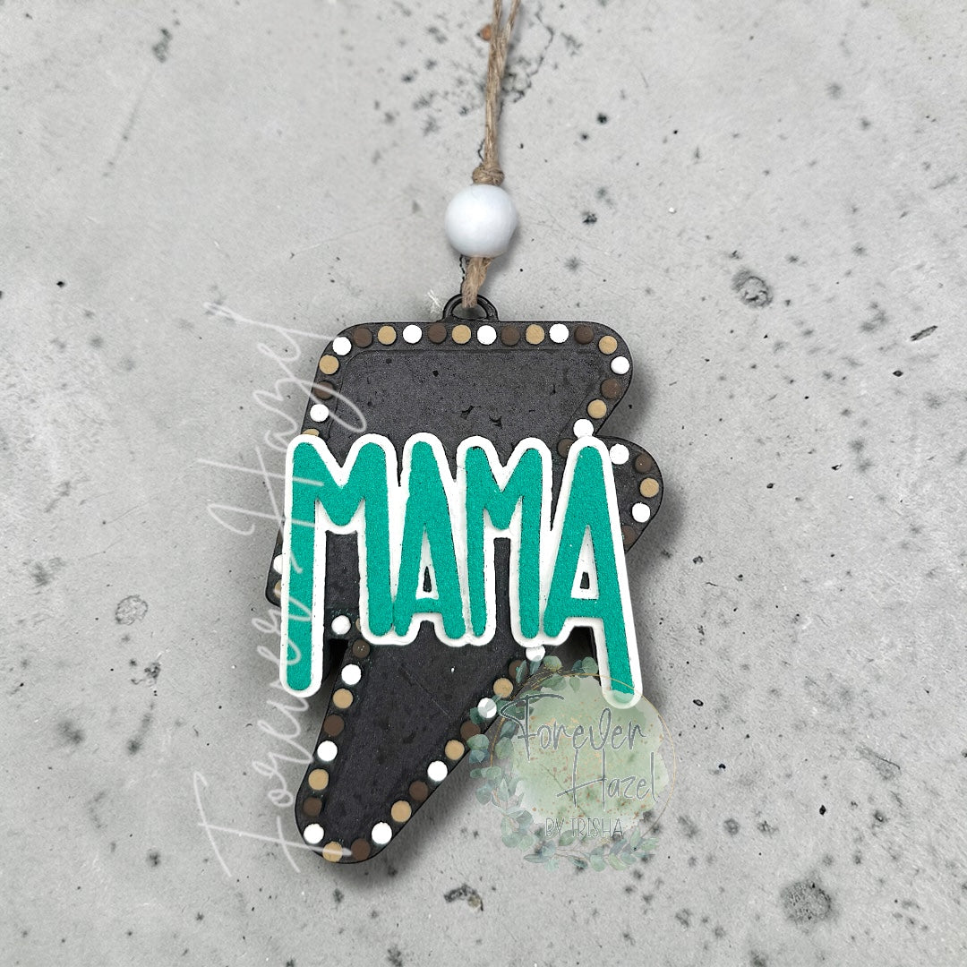 Mama Lightning Bolt Freshie: Mother Aroma Bead Air Fresheners