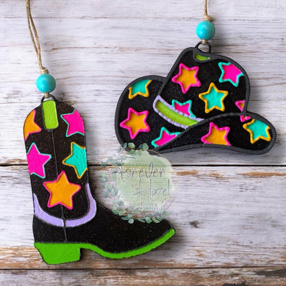 Western Starry Freshies: Cowgirl Aroma Bead Air Fresheners