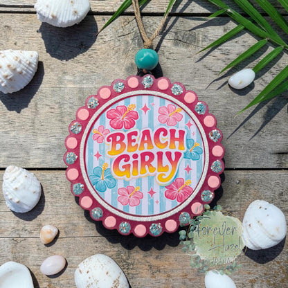 Beach Girly Freshie: Summer Aroma Bead Air Freshener