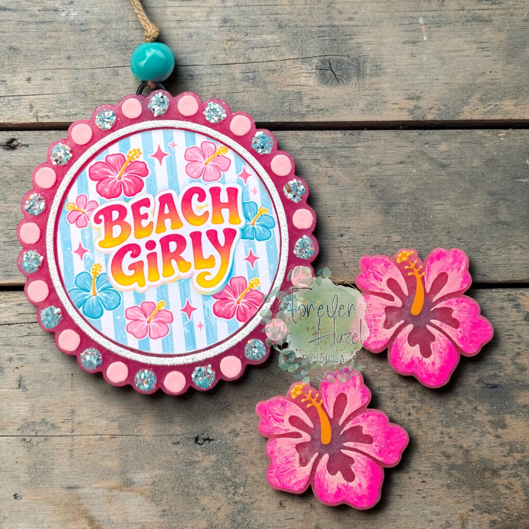 Beach Girly Freshie: Summer Aroma Bead Air Freshener