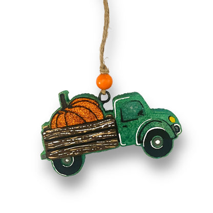 Pick Up Truck With Pumpkin Freshie