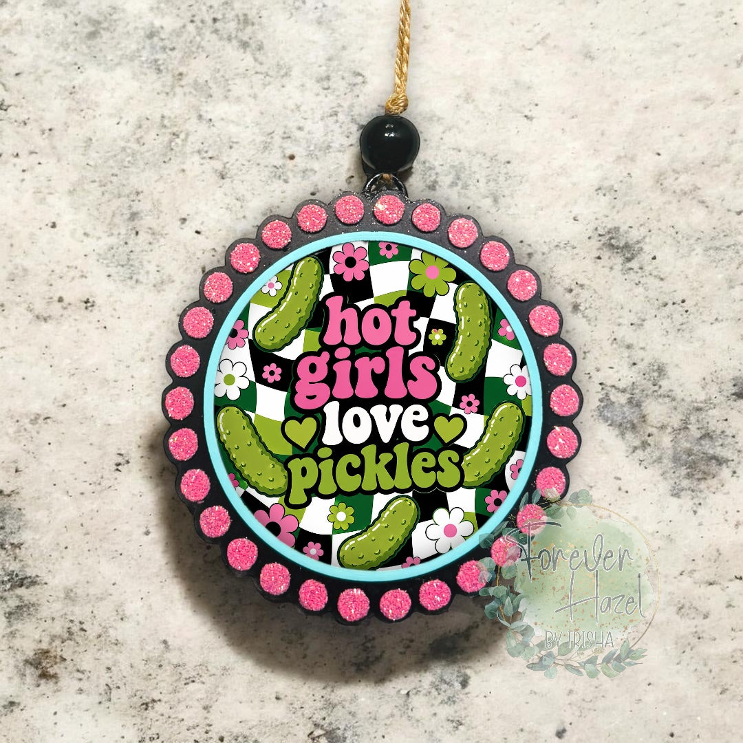 Hot Girls Love Pickles Freshies: Food Aroma Bead Air Freshener