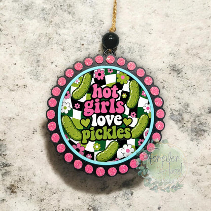 Hot Girls Love Pickles Freshies: Food Aroma Bead Air Freshener