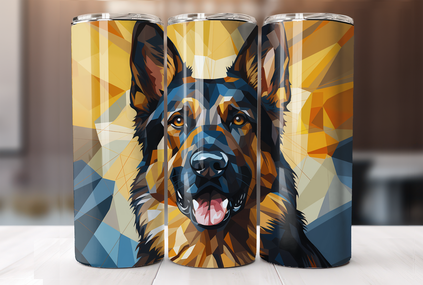 German Shepherd Tumbler