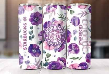 Floral Coffee Tumbler