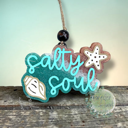 Beachy Shells Freshie: Summer Aroma Bead Air Fresheners