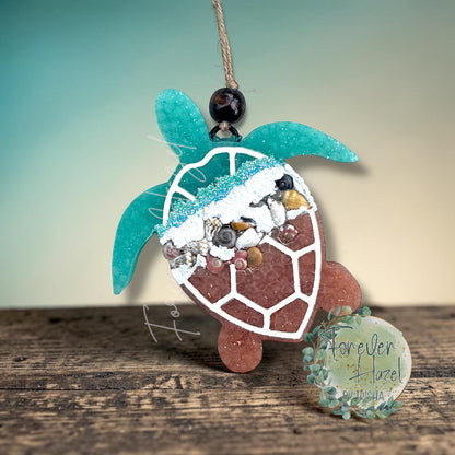 Beachy Shells Freshie: Summer Aroma Bead Air Fresheners