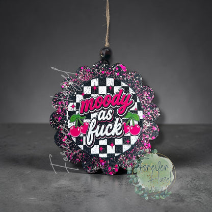 Moody AF Cherries Freshies: Vulgar Aroma Bead Air Fresheners