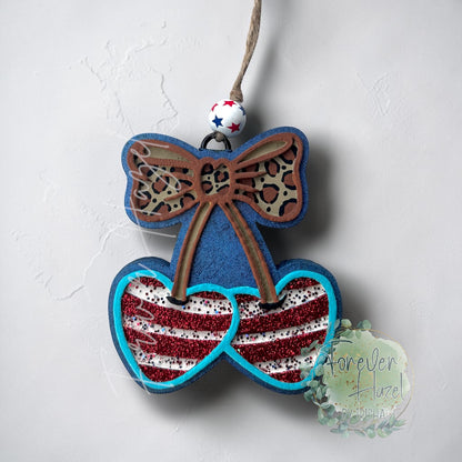Patriotic Freshies: Summer Aroma Bead Bead Air Freshener