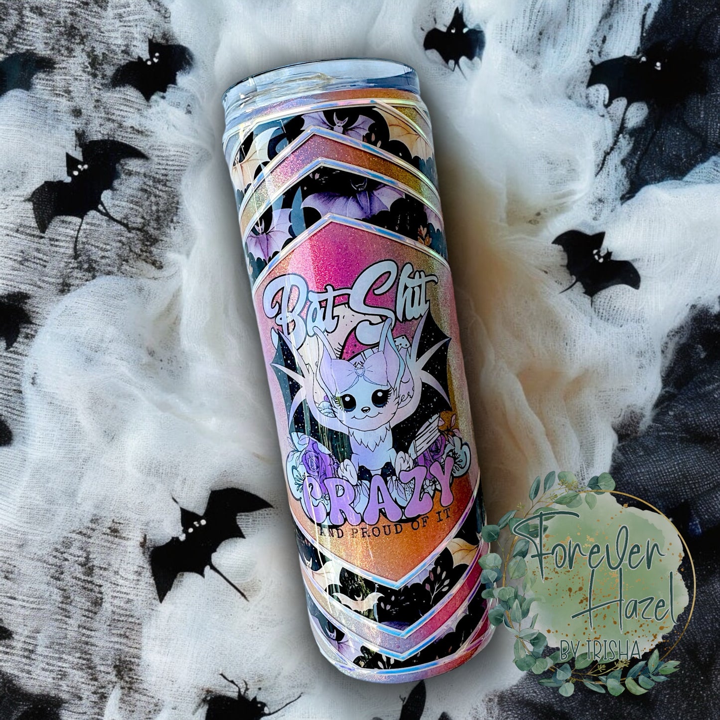 Bat Shit Crazy 20oz Stainless Steel Tumbler