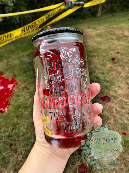 I Watch Enough Murder Shows 16oz Acrylic Snowglobe Drip Can