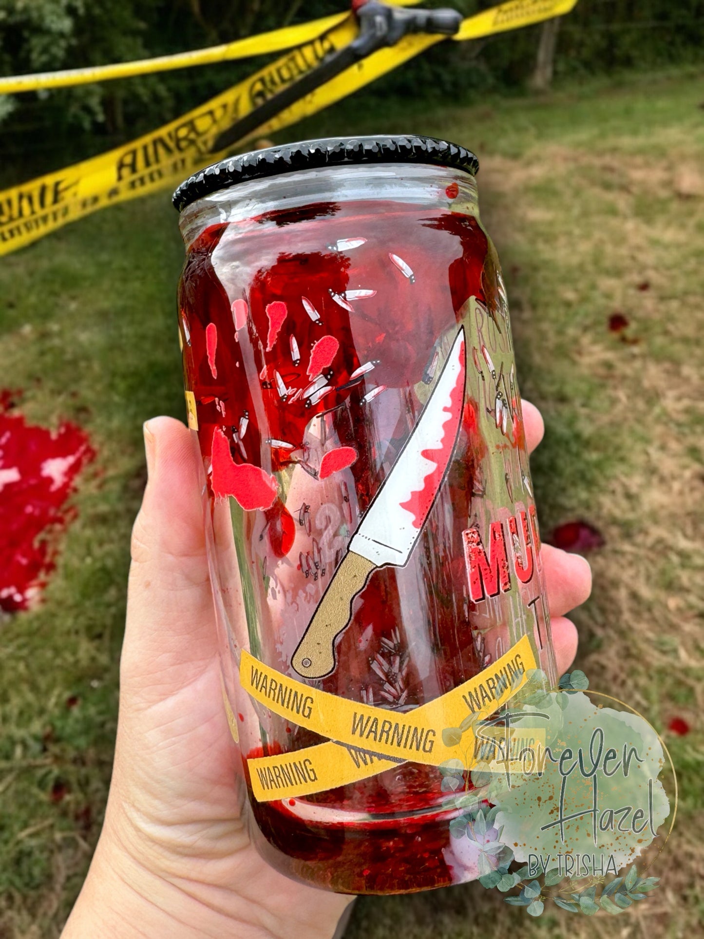 I Watch Enough Murder Shows 16oz Acrylic Snowglobe Drip Can