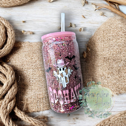 Boohaw 16oz Acrylic Snowglobe Glitter Can