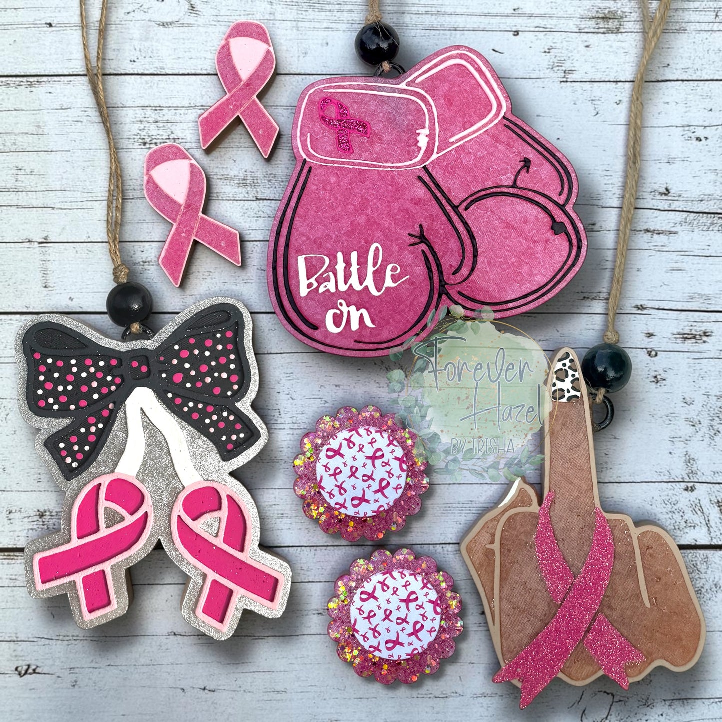 Cancer Awareness Freshie: Aroma Bead Air Freshener