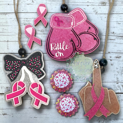 Cancer Awareness Freshie: Aroma Bead Air Freshener