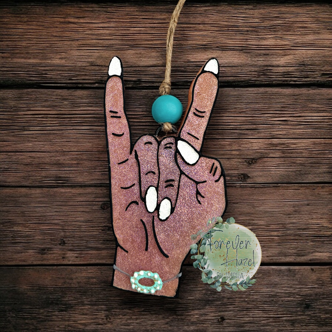 Western Cowgirl Freshie | Southern Mom Freshie | Checkered Cow with Bow Freshie | Horseshoe with Spade Freshie