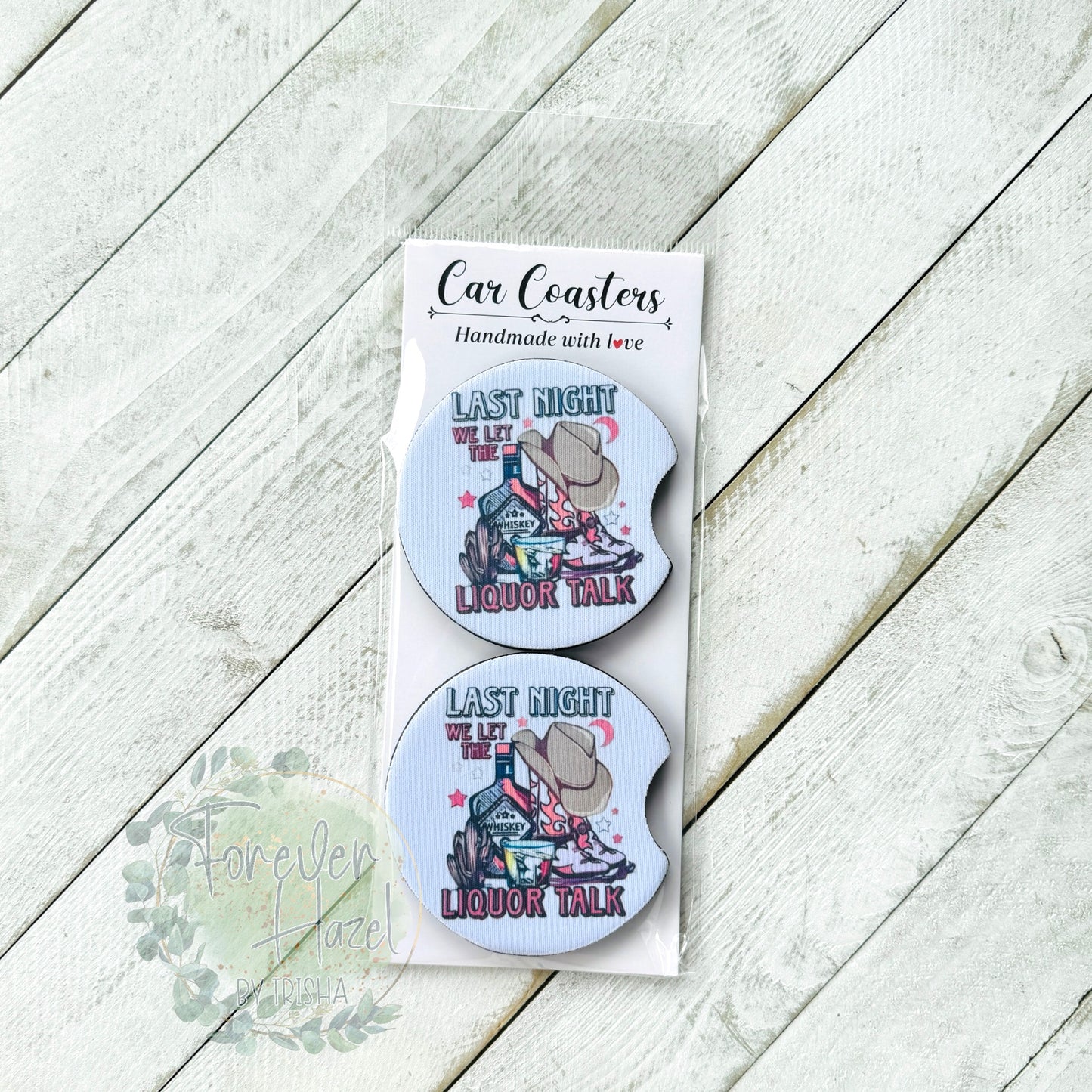 Last Night Car Coaster Set