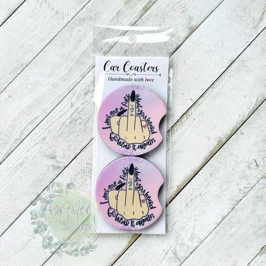 Go Hear It Again Car Coaster Set