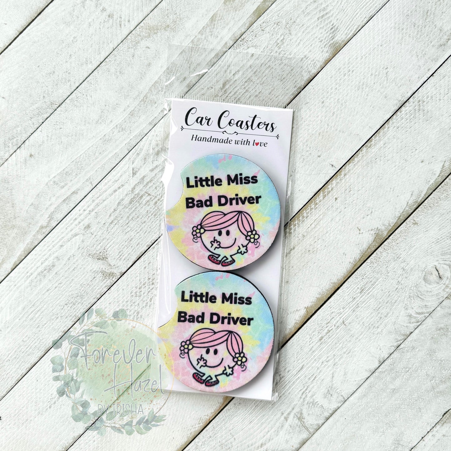 Bad Driver Car Coaster Set