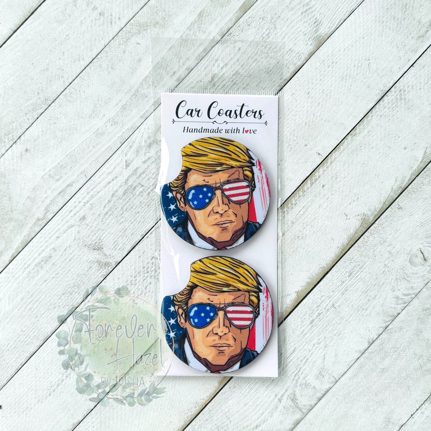 Trump Car Coaster Set