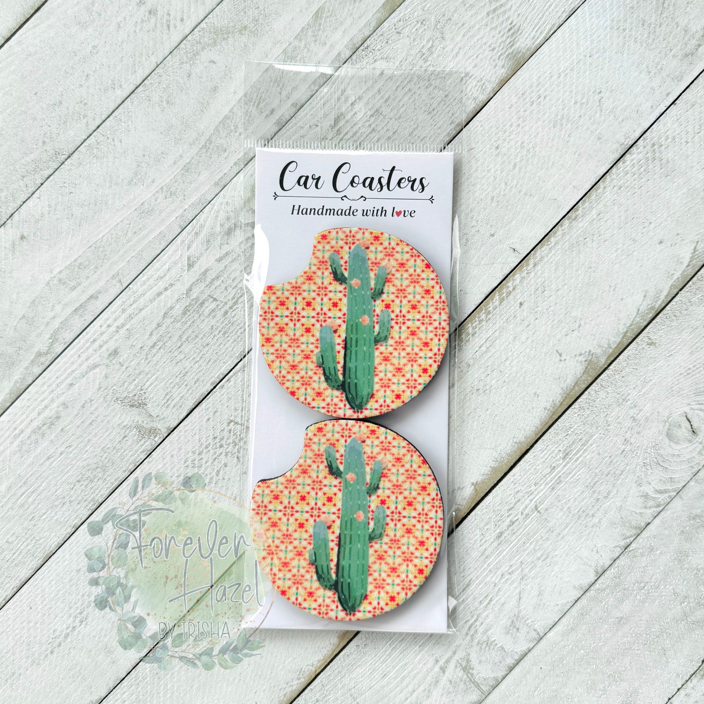 Cactus Car Coaster Set
