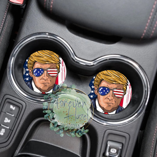 Trump Car Coaster Set