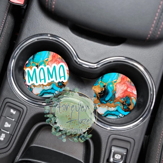 Marble Mama Car Coaster Set