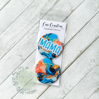 Marble Mama Car Coaster Set