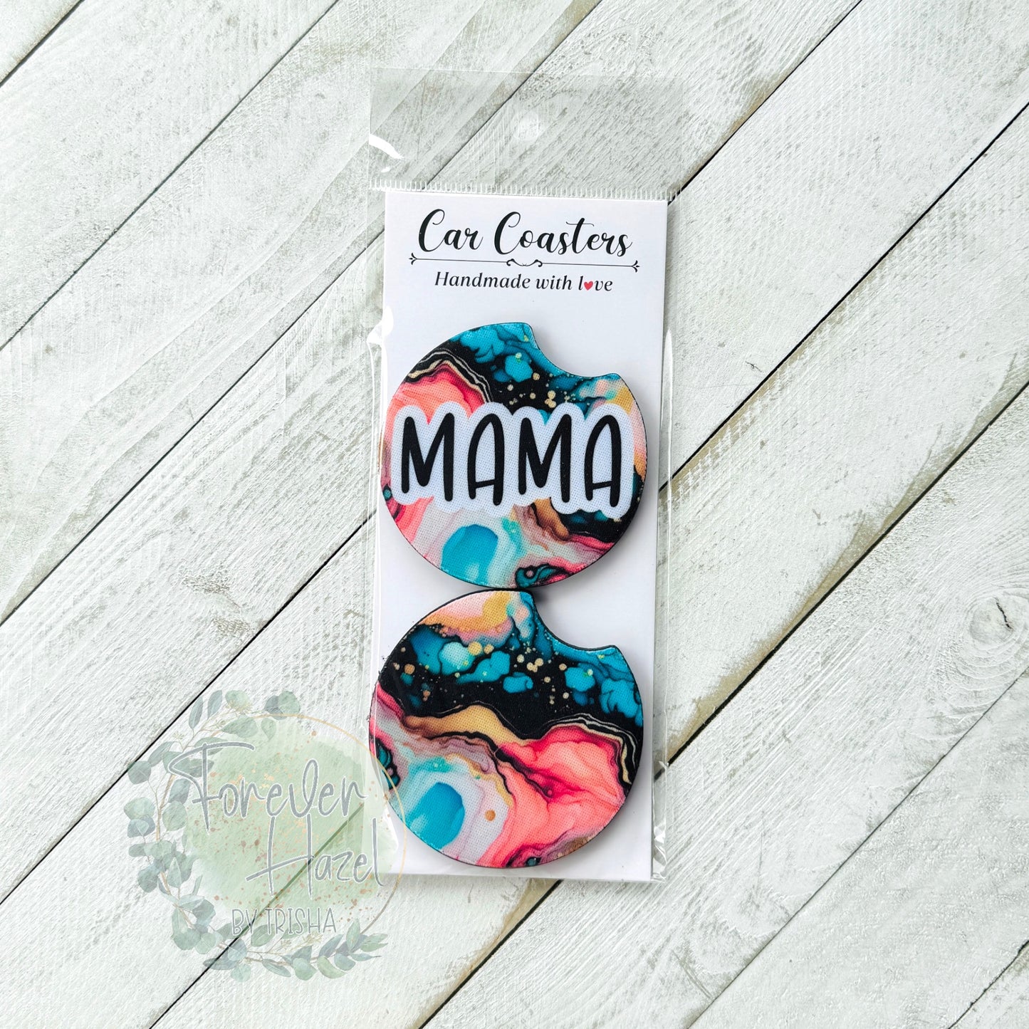 Marble Mama Car Coaster Set