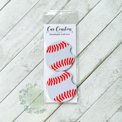 Baseball Car Coaster Set