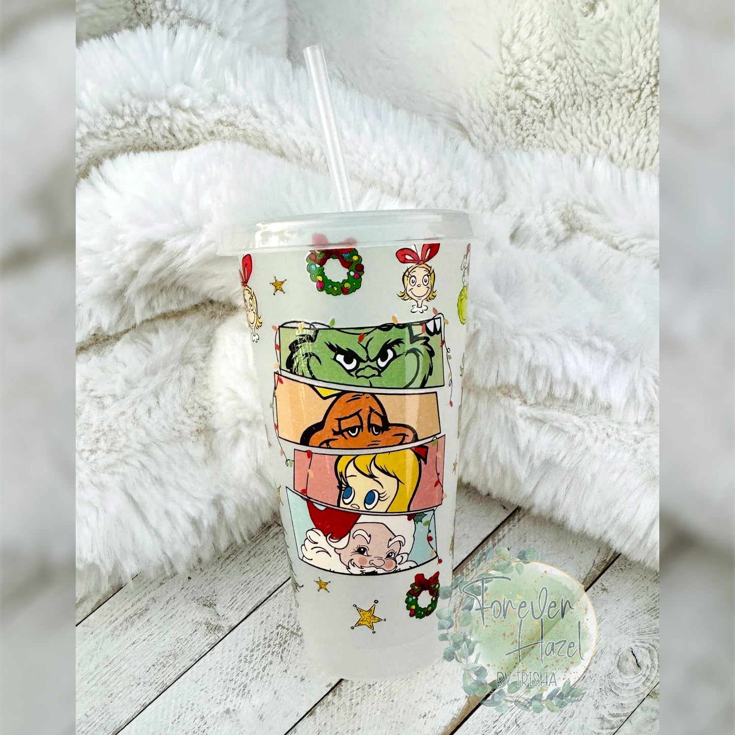 Holiday Green Man Plastic Tumbler