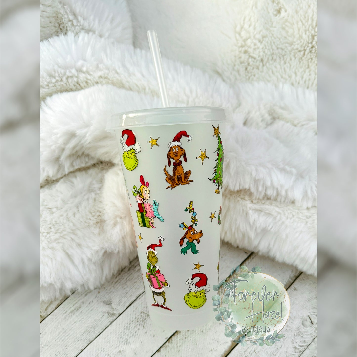 Holiday Green Man Plastic Tumbler