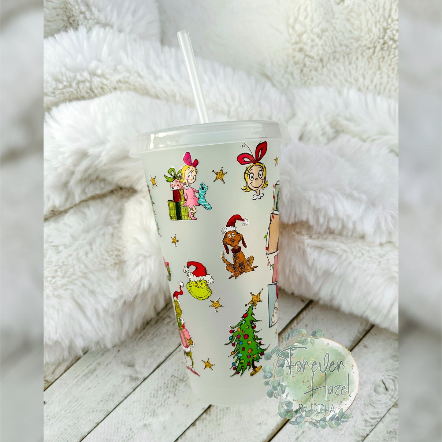 Holiday Green Man Plastic Tumbler