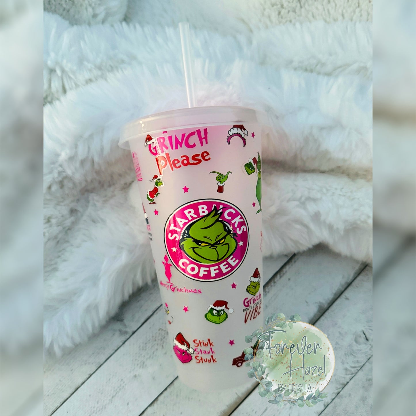 Pink SB Green Man Plastic Tumbler