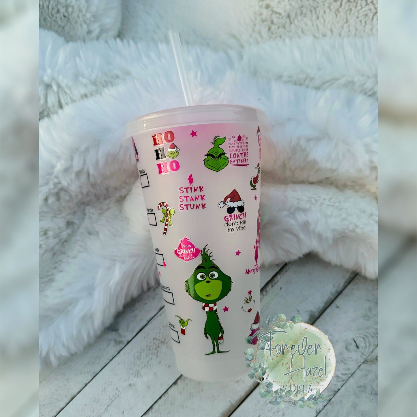 Pink SB Green Man Plastic Tumbler