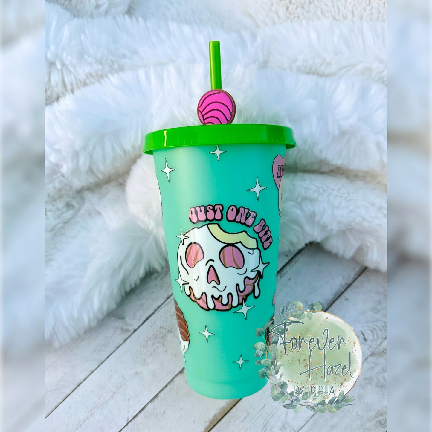 Just One Bite Color Changing Plastic Tumbler