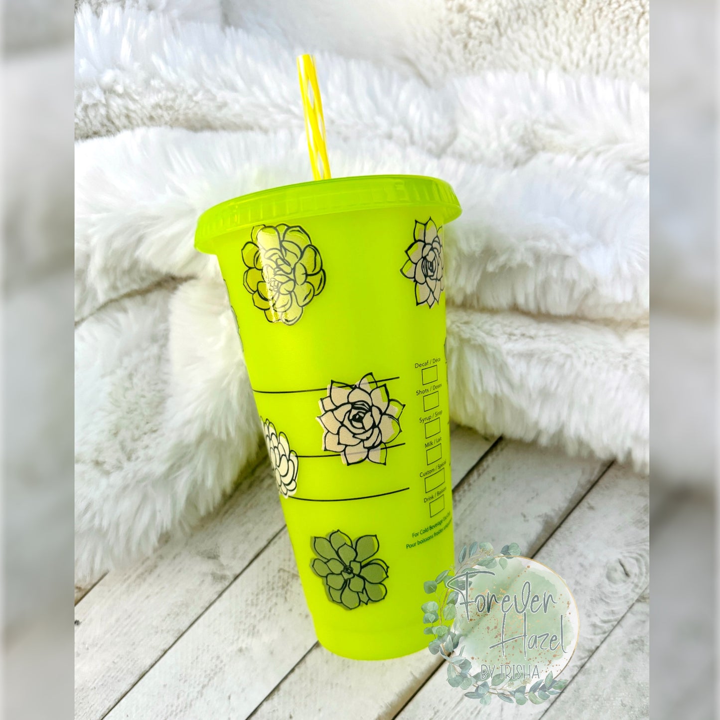 SB Succulents Plastic Tumbler