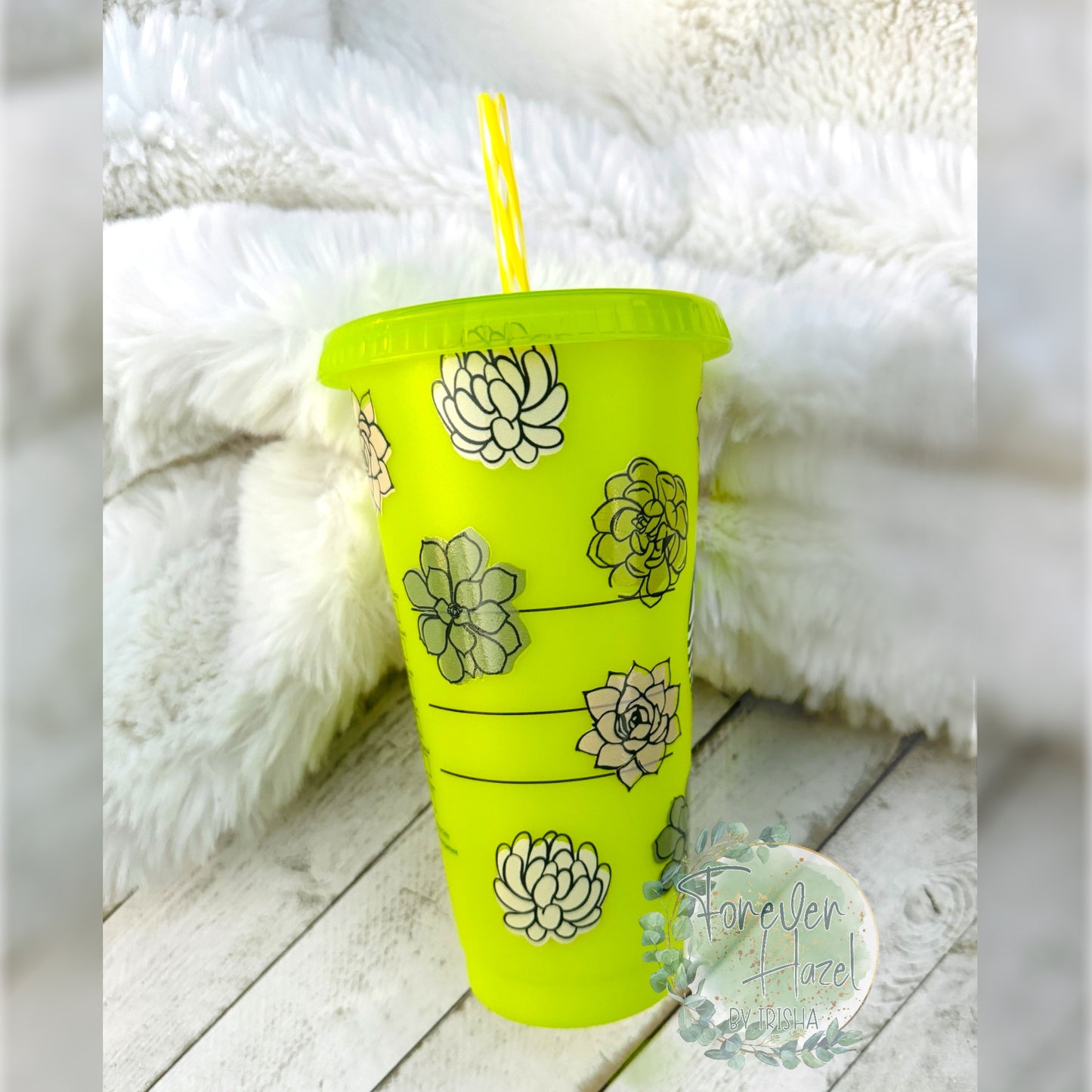 SB Succulents Plastic Tumbler