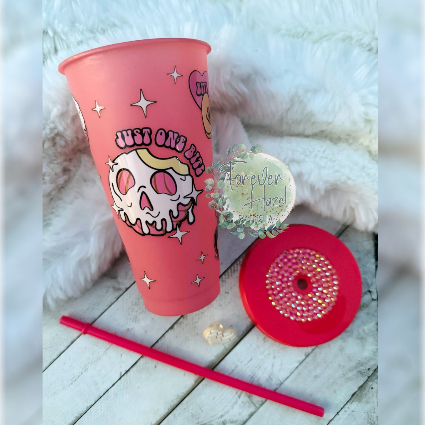 Just One Bite Color Changing Plastic Tumbler