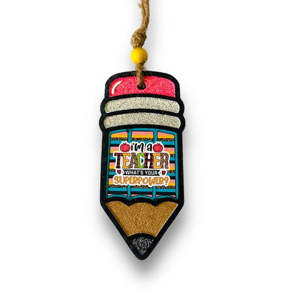 Teacher Pencil Freshie