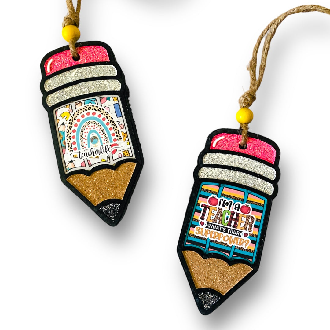 Teacher Pencil Freshie