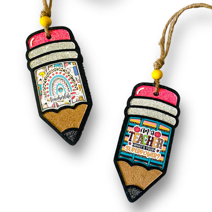 Teacher Pencil Freshie