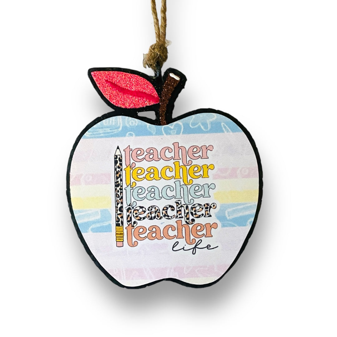 Teacher Life Apple Freshie