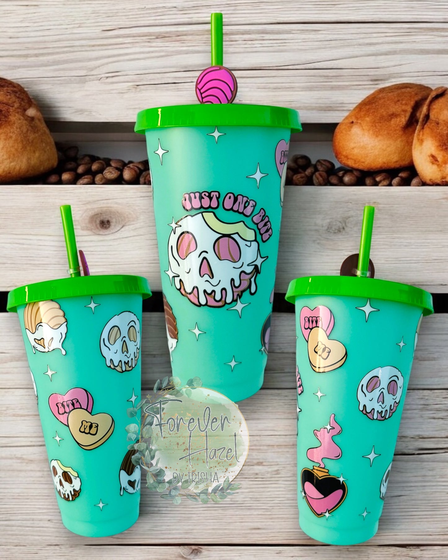 Just One Bite Color Changing Plastic Tumbler